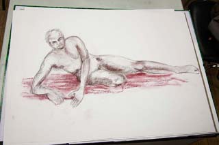 v cours dessin modele vivant Annie Lacroix Falgarde 5 03 2018 0744