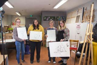 Atelier de nu avec modèle vivant de Solenn Laine le 07 06 2017 à Arteis Montauban