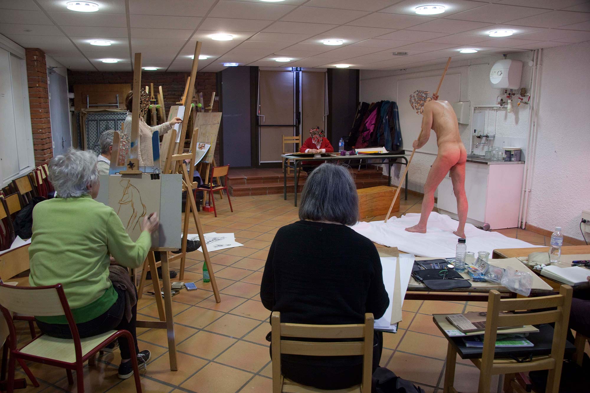 Atelier des arenes dessin de nu
