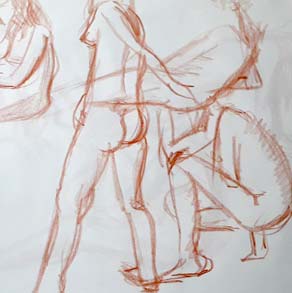 Atelier de modèle vivant de Gaya