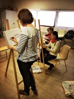 Atelier Axelle Picard le 31/03/2018 au foyer rural de Lacroix Falgarde