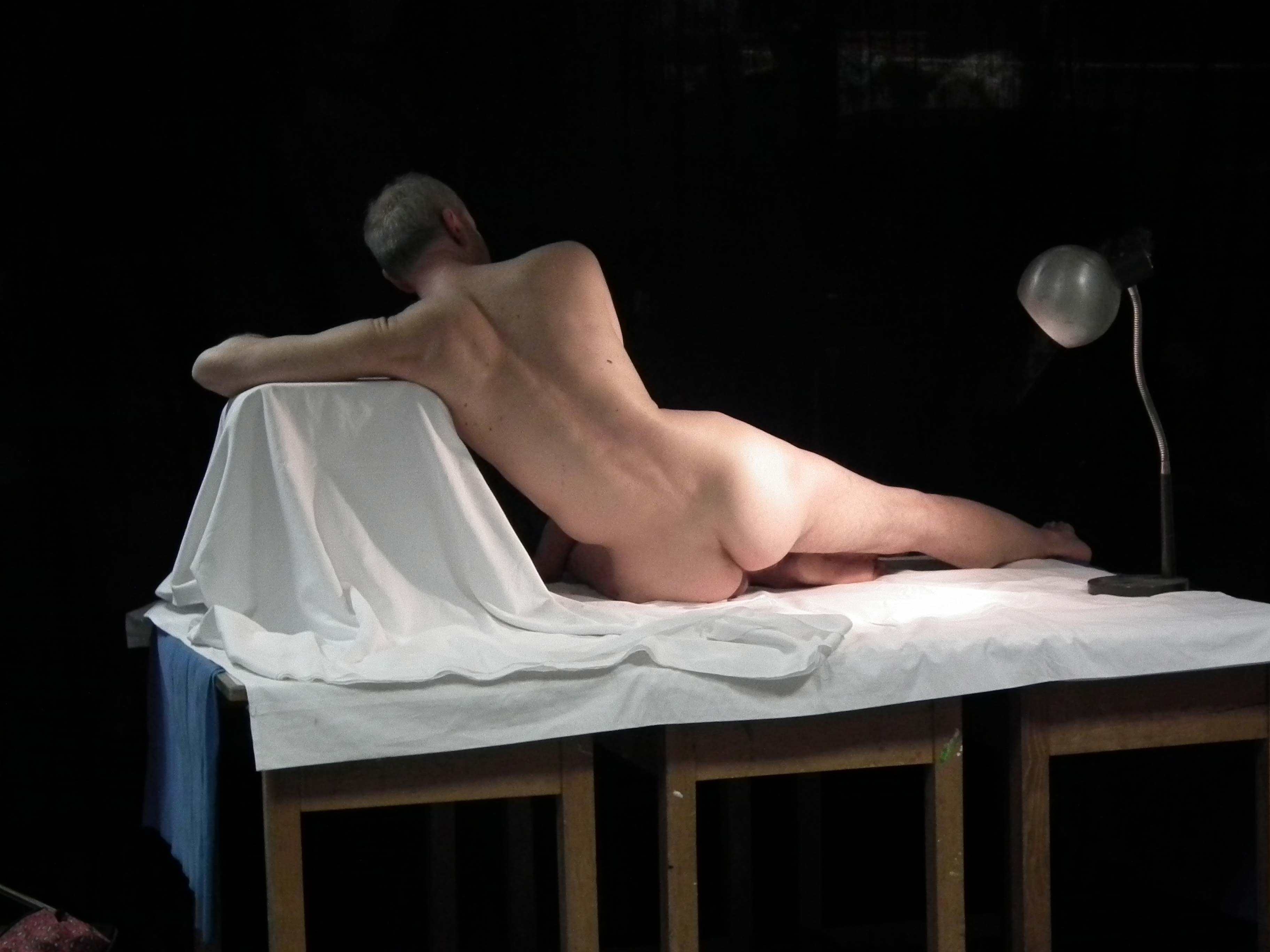 Modèle vivant : sellette